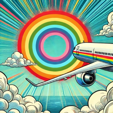 Erkläre warum können Regenbögen manchmal als vollständiger Kreis aus einem Flugzeug aus gesehen werden?