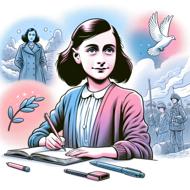 Erkläre warum wurde Anne Frank während des Zweiten Weltkriegs zu einem Symbol des Widerstands gegen Unterdrückung?